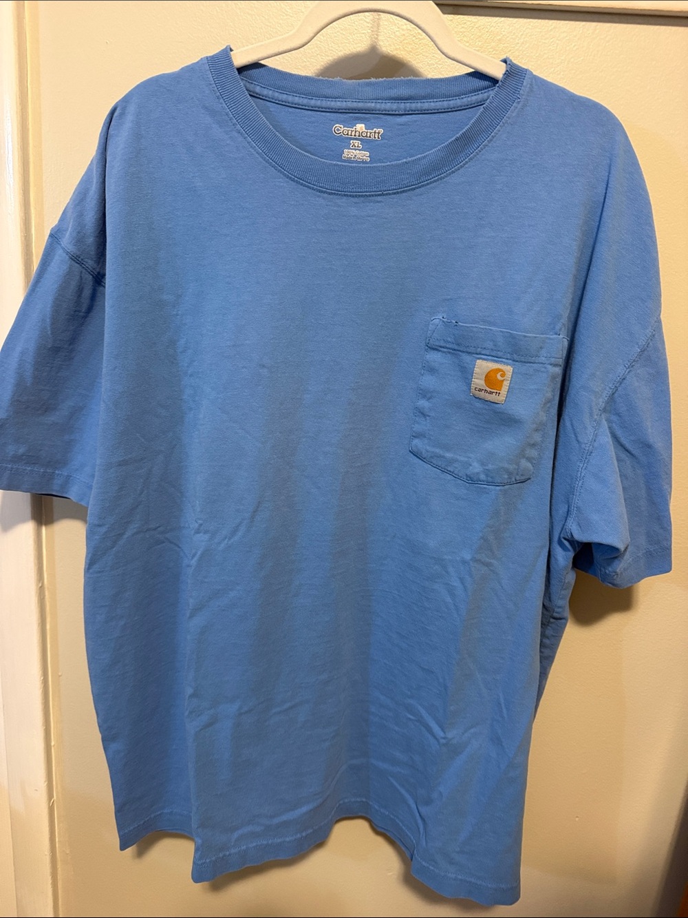 Carhartt Men’s Pocket Tee in Sky Blue